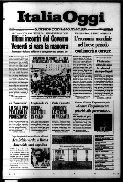 Italia oggi : quotidiano di economia finanza e politica